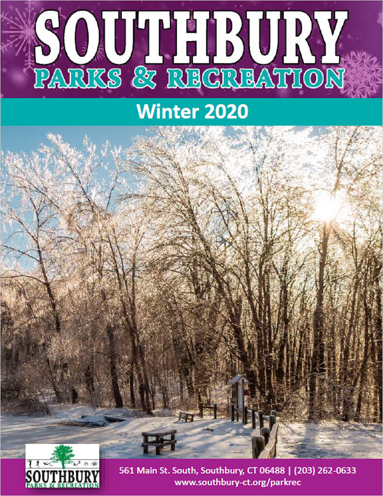 The Winter 2020 Brochure from Southbury Parks and Rec